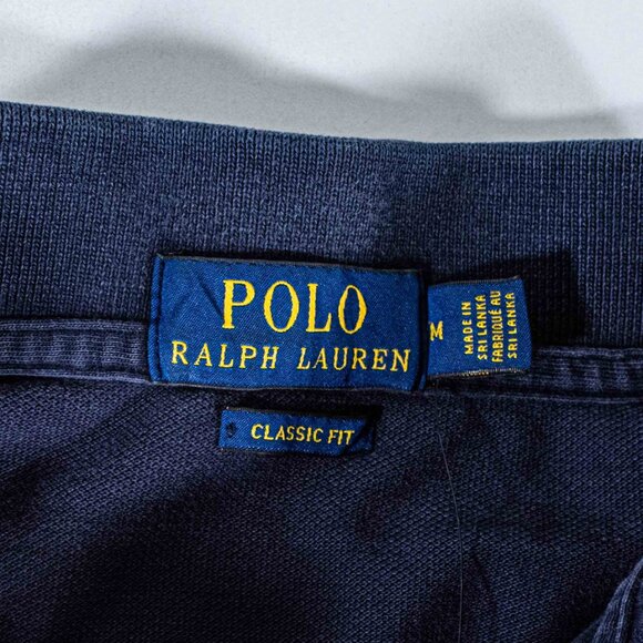 Polo Ralph Lauren AOP Embroidered Multi Pony Shirt Medium Y2K Faded Navy - Picture 6 of 10